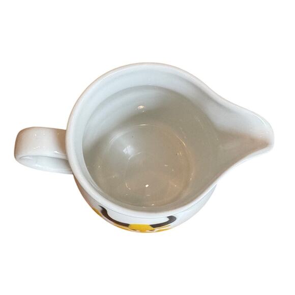 Arabia Finland Yellow Cow Ceramic Pitcher – Mid Century Modern Scandinavian - Picture 4 of 5